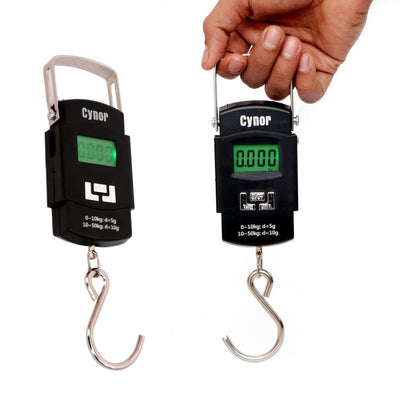 Electronic portable hanging weight machine